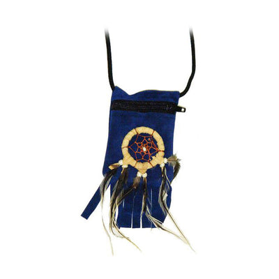 Blue Pouch Dreamcatcher