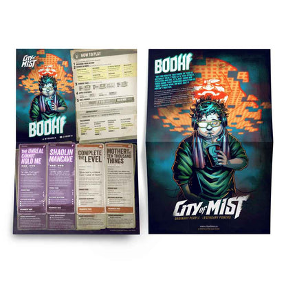 City of Mist Character Folio Pack — 14 Pregen Character Folios