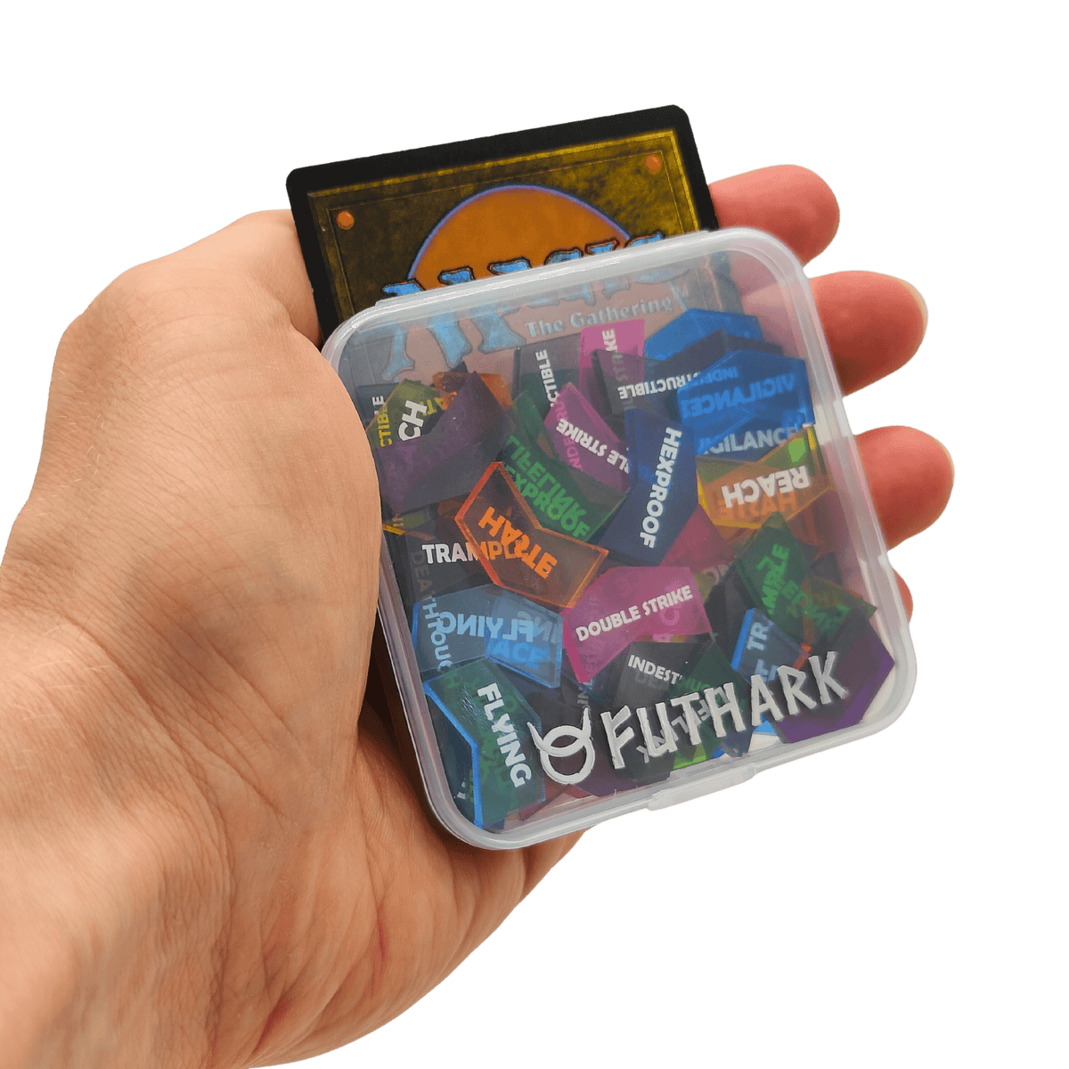 MTG Keyword Counters – Set of 60 Color-Coded Tokens for Magic: The Gathering