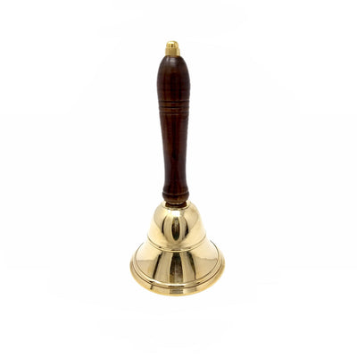 Brass Bell with Wooden Handle 8