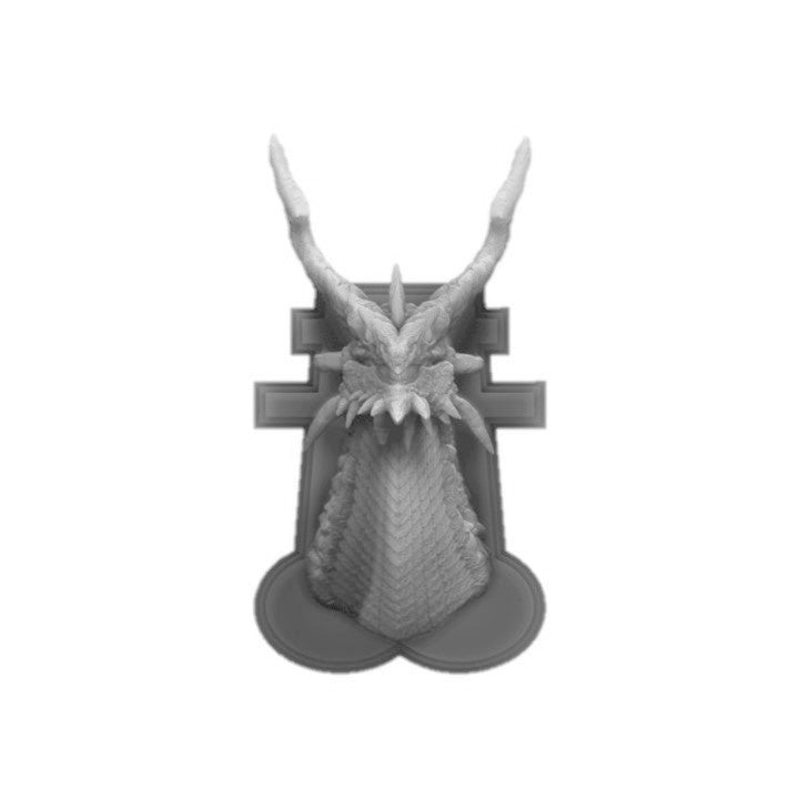 Brimstone Dragon Wall-Mountable Bust
