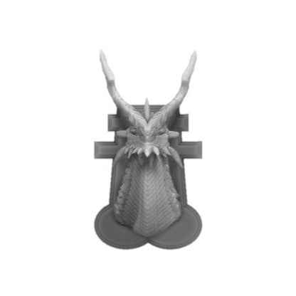 Brimstone Dragon Wall-Mountable Bust