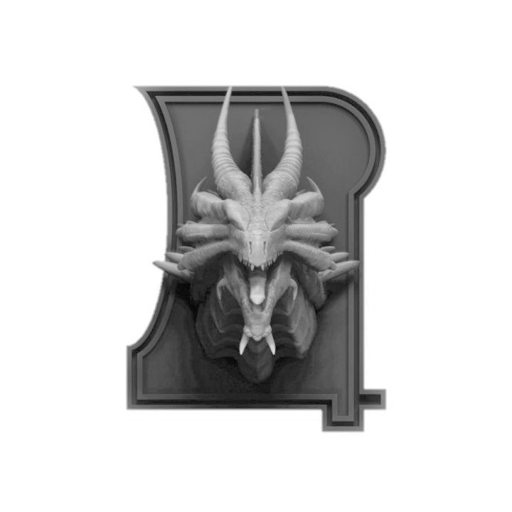 Bronze Metallic Dragon Wall-Mountable Bust