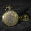 Cool Bronze Skull Dual Guns Steampunk Engraving Box Chain + Unique Mini Dice Sets