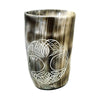 Handcrafted Natural Buffalo Horn Mug - Tree of Life