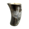 Handcrafted Natural Buffalo Horn Mug - Tree of Life