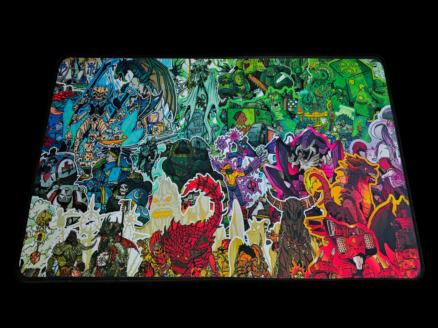 Grimdark Collage | Grimdorables Series | Premium Oversized Playmat