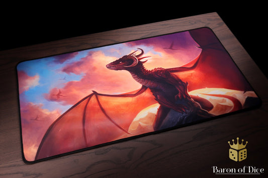 Red Dragon | James Hayball Series | Premium Oversized Playmat