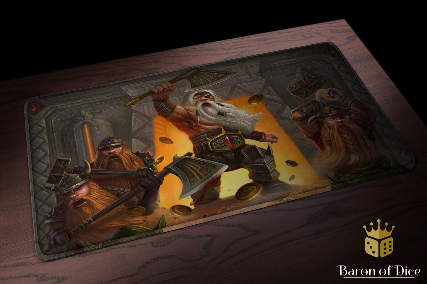 Dwarven Glory | James Hayball Series | Premium Oversized Playmat