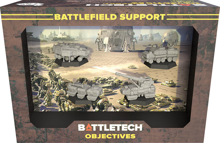 BattleTech: Mercenaries Force Pack – Battlefield Support Objectives (Unpainted)