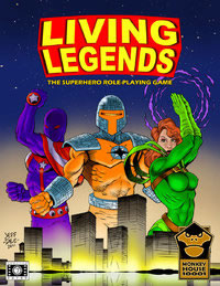 CB77503 Living Legends Villains and Vigilantes RPG Sourcebook