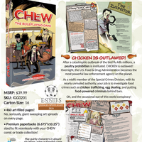 CHEW: The Roleplaying Game (RPG Book + PDF)