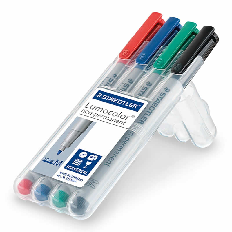 CHX03154 Water Soluble Mat Markers 4-Pack Chessex