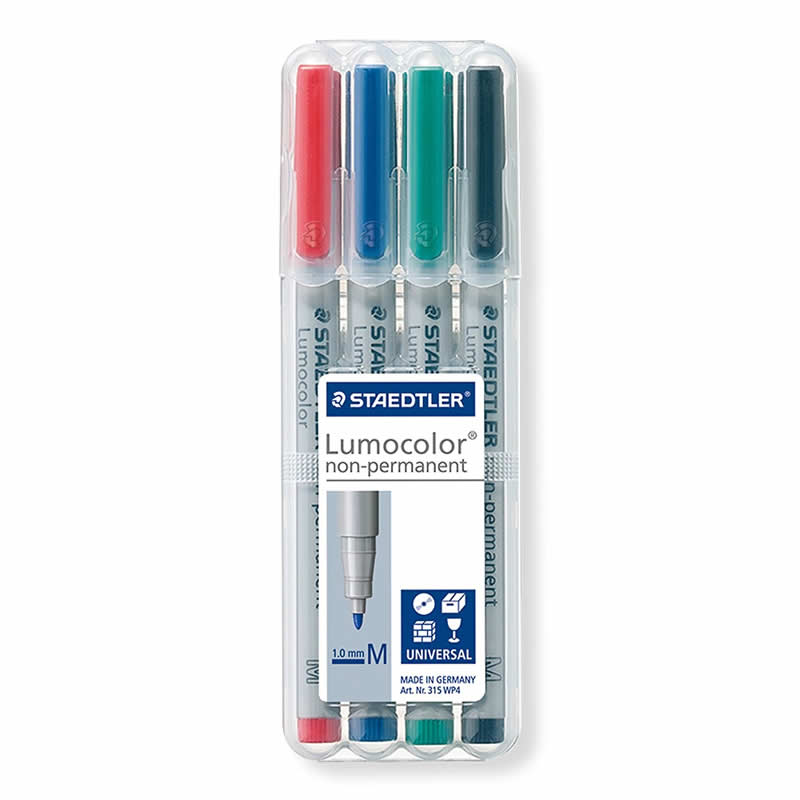 CHX03154 Water Soluble Mat Markers 4-Pack Chessex