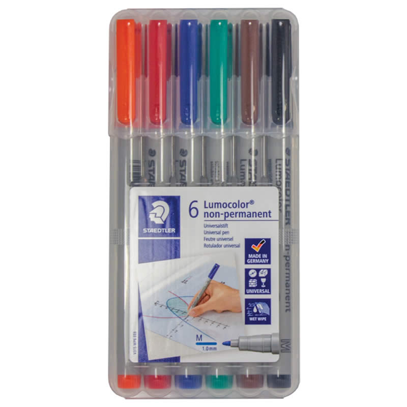 CHX03156 Water Soluble Mat Markers 6-Pack Chessex