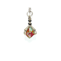 CHX53103 Old Silver Dice Pendant D8