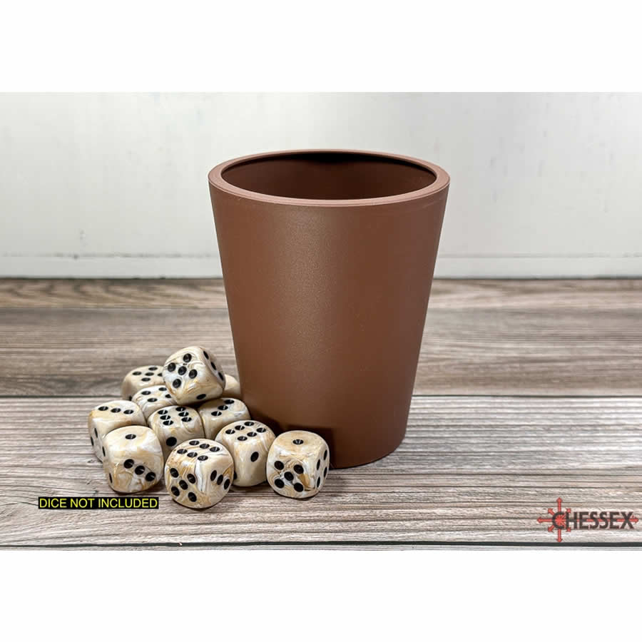Brown Flexible Dice Cup - Chessex CHX89009 RPG Dice Roller