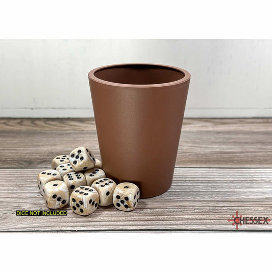Brown Flexible Dice Cup - Chessex CHX89009 RPG Dice Roller