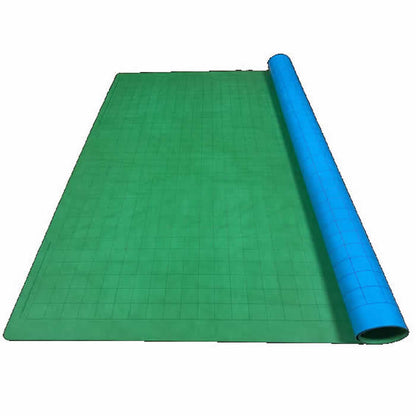 Reversible Battlemat Blue/Green 1in Squares 23.5x26 - Chessex CHX96465