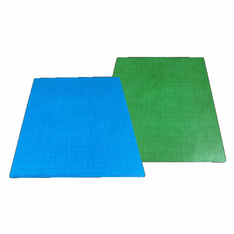Reversible Battlemat Blue/Green 1in Squares 23.5x26 - Chessex CHX96465