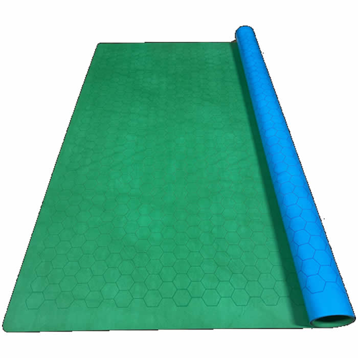 Reversible Megamat Blue/Green 1in Hexes 34.5x48 - Chessex CHX97665