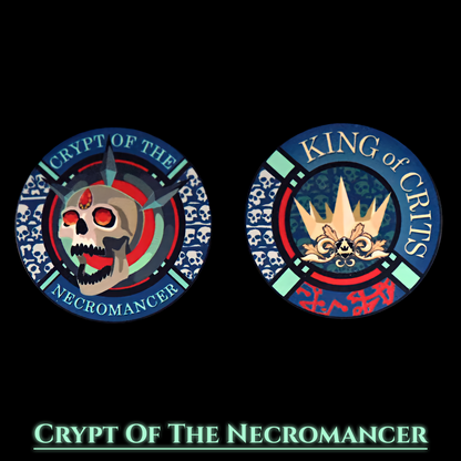 Crypt of the Necromancer Dice Set | Dark D&D Dice by Revenant Foundry