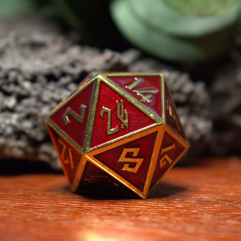 Crimson gold metal outlet