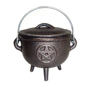 Cast Iron Cauldron - Pentacle 4.5"