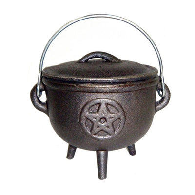 Cast Iron Cauldron - Pentacle 4.5