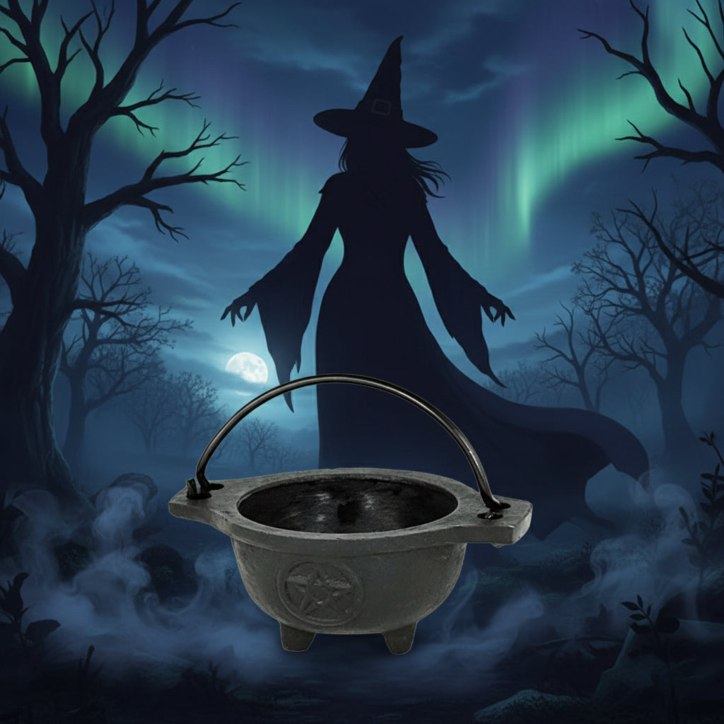 Cast Iron Cauldron - Pentacle 3"