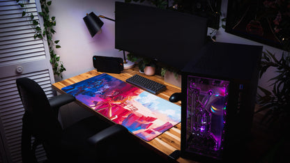 "Meowtain Expedition" — Catscapades Deskmat