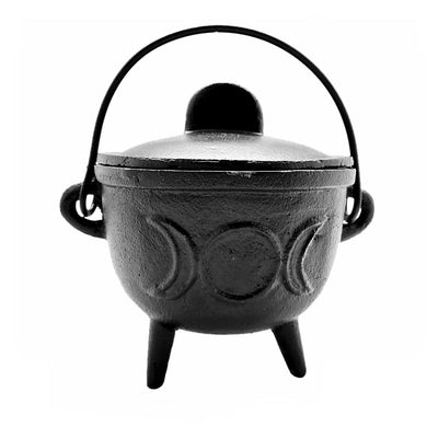 Cast Iron Cauldron - Triple Moon 4.5