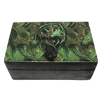 Celtic Cross with Dragon Wooden Box 4