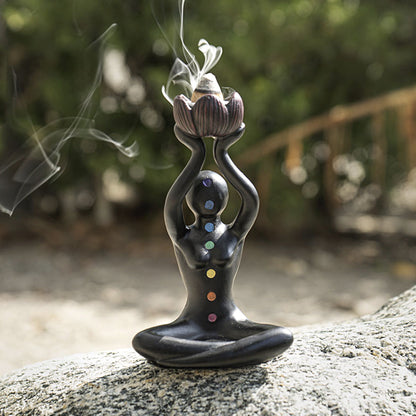 Chakra Backflow Incense Burner