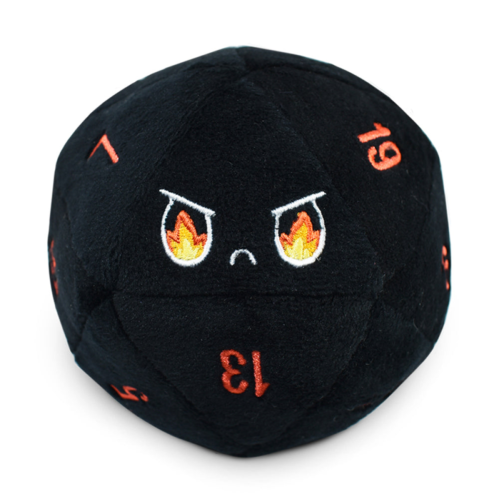 TeeTurtle D20 Plushie - Starry Eyes & Fire Eyes Reversible