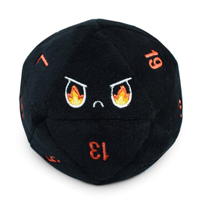 TeeTurtle D20 Plushie - Starry Eyes & Fire Eyes Reversible