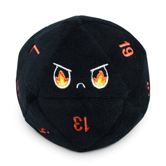 TeeTurtle D20 Plushie - Starry Eyes & Fire Eyes Reversible