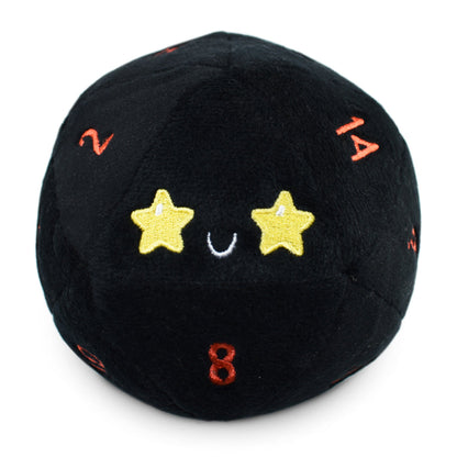 TeeTurtle D20 Plushie - Starry Eyes & Fire Eyes Reversible