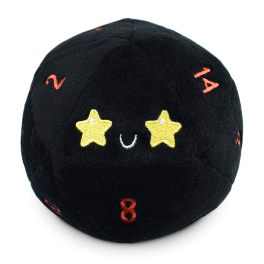 TeeTurtle D20 Plushie - Starry Eyes & Fire Eyes Reversible