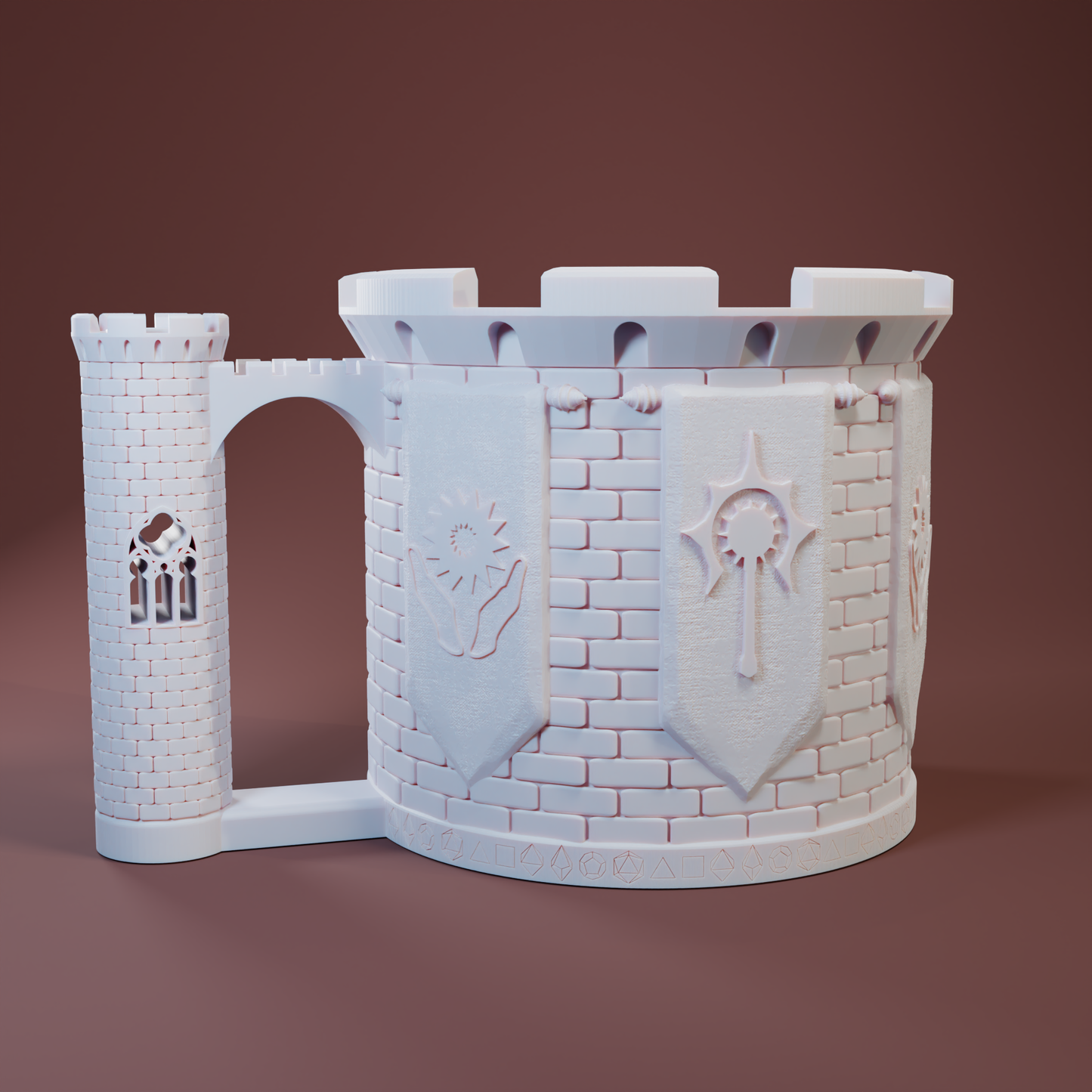 Cleric Mug & Dice Tower