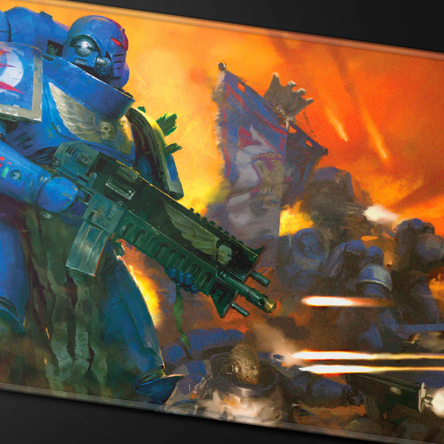 Space Marines Playmat – Warhammer 40k Gaming Mat by Revenant Foundry