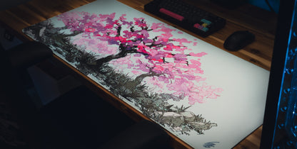 "Sacred Tree" — Cherry Blossom Deskmat