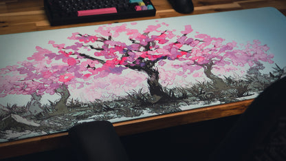 "Sacred Tree" — Cherry Blossom Deskmat