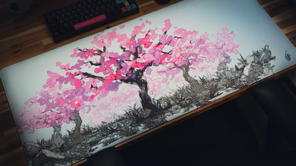 "Sacred Tree" — Cherry Blossom Deskmat