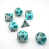 Coastal Memories - 7 Piece DnD Dice Set | Acrylic RPG Gaming Dice