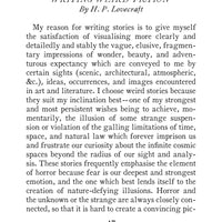 The Notes and Commonplace Book of H.P. Lovecraft