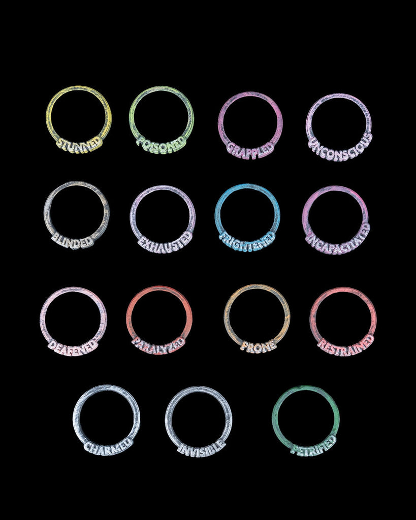 TTRPG Condition Rings - Status Effect Markers Set – Open Gaming Store