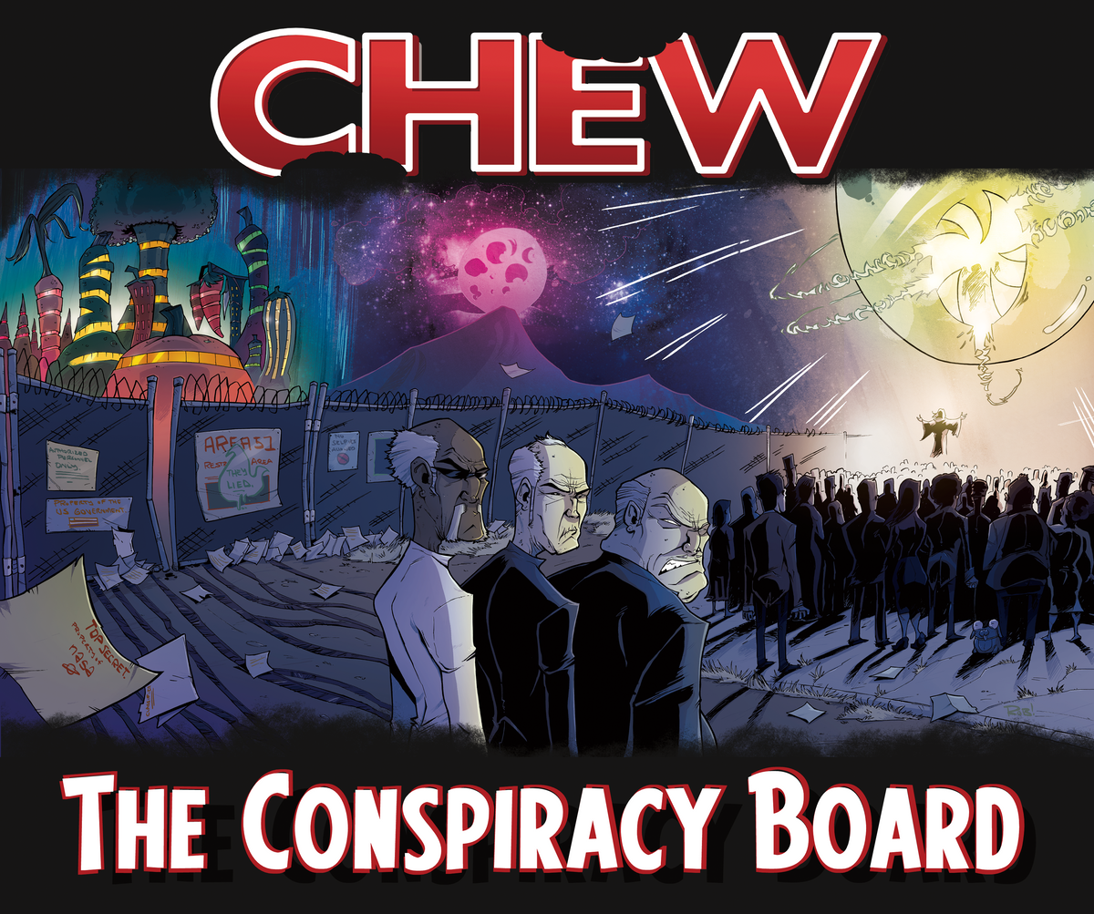 CHEW: Conspiracy Board – Dry-Erase Game Board for CHEW RPG & Tabletop Games