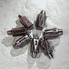 Cool dnd dice: unique metal bullet-shaped polyhedron RPG dice set