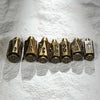 Cool dnd dice: unique metal bullet-shaped polyhedron RPG dice set
